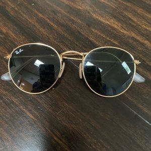 Gold and Brown Ray Ban Sunglasses!